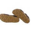 Sandalo in eco pelle con doppia fibbia