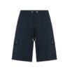 Bermuda cargo in felpa di cotone con coulisse