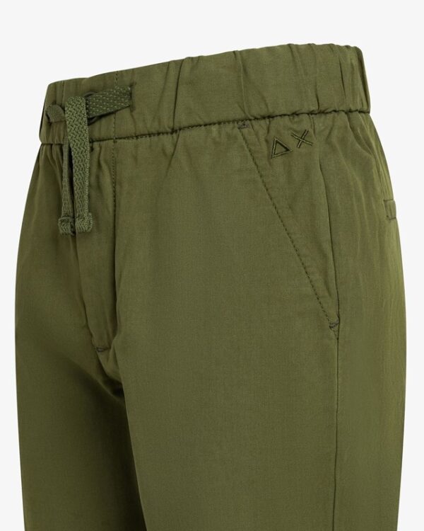 Pantalone in cotone con coulisse