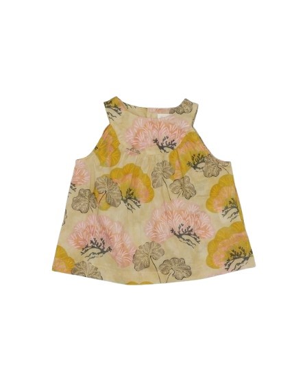 Completo canotta fiorata e gonna