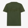 T-shirt mezza manica con ricamo logo vintage sul retro