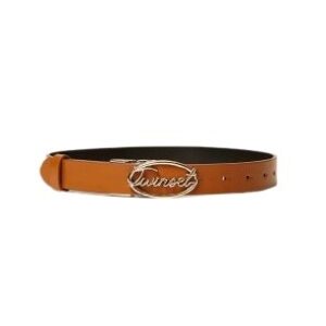 Cintura in eco pelle reversibile con logo