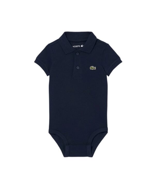 T-shirt polo a body con logo