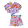 Completo lovely camicia crop e short