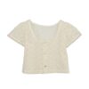 Completo blusa ricamata e pantalone