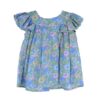Completo camicia fantasia floreale e gonna/short