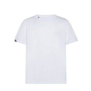 T-shirt mezza manica con ricamo logo vintage sul retro