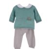Completo manica lunga orsetti con cappellino