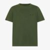 T-shirt mezza manica con ricamo logo vintage sul retro