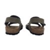 Sandalo in eco pelle con velcro e fibbia