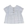 Completo camicia a righe e coulotte