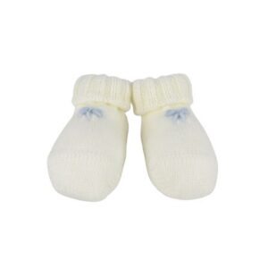 Scarpine con ricamo fiocchetto
