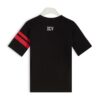 T-shirt mezza manica con logo ricamato