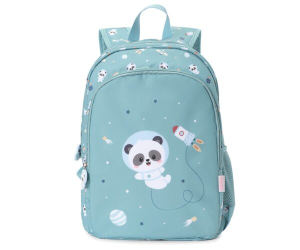 Zaino pandas in space con portachiavi