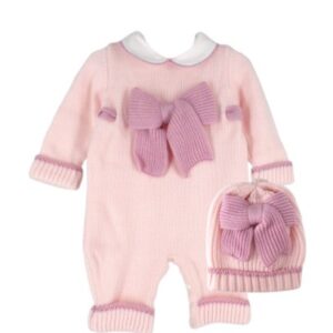Tutina fiocco con cappellino