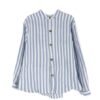 Completo camicia a righe e bermuda