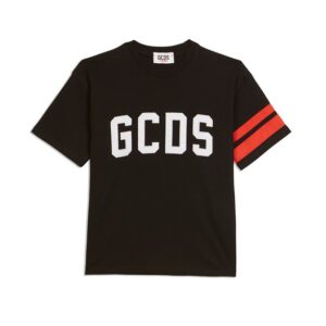 T-shirt mezza manica con logo ricamato