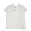 Completo camicia e bermuda a righe