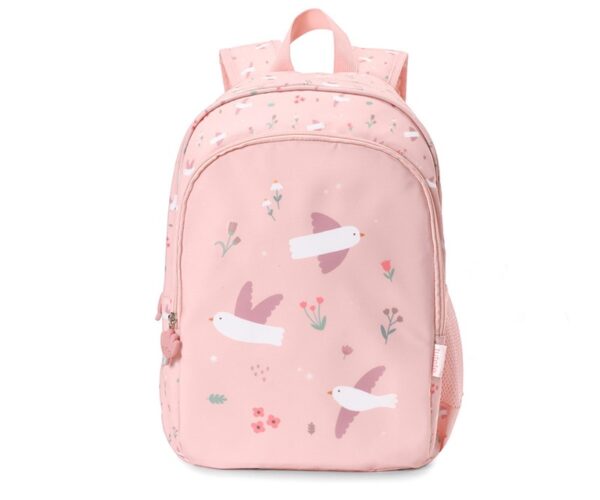 Zaino blossom birds con portachiavi