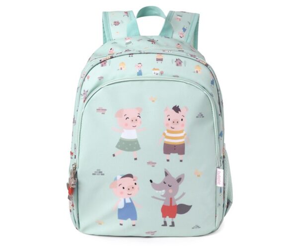 F980DF965A771042268A719A77B08AC4_ Zaino the three little pigs con portachiavi