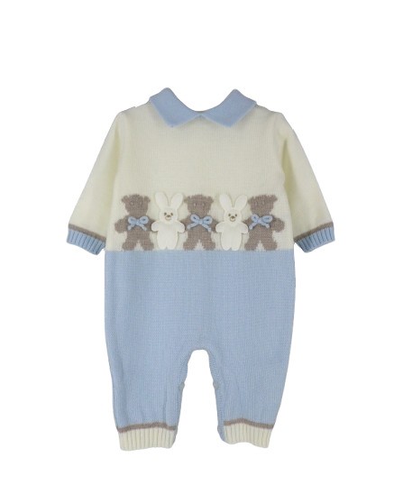 Tutina con orsetti e cappellino