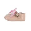 Ballerina culla in vernice con fiocco in raso