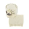 Cappello con fiori e collo