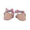 Ballerina culla in vernice con fiocco in raso