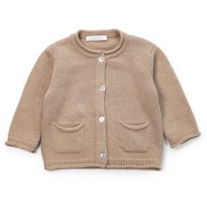 Cardigan in lana con taschine