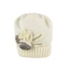 Cappello con fiori e collo