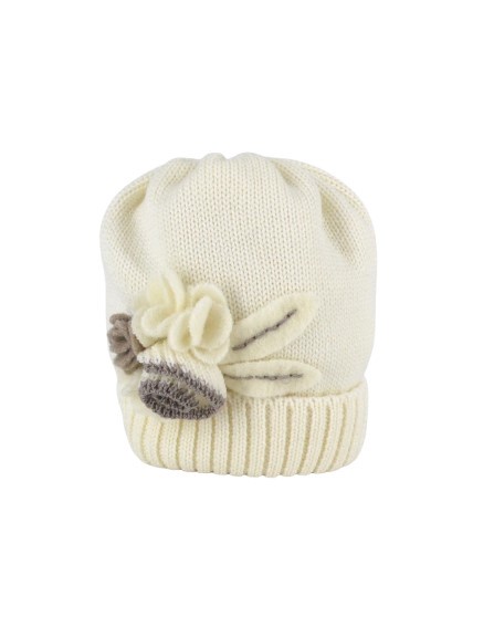Cappello con fiori e collo