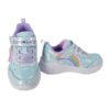 98E3C3AE1679382E331A6CA38586F89A_ Scarpa ginnica con finti lacci e velcro con led