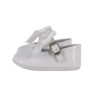 Ballerina culla in vernice con fiocco in raso