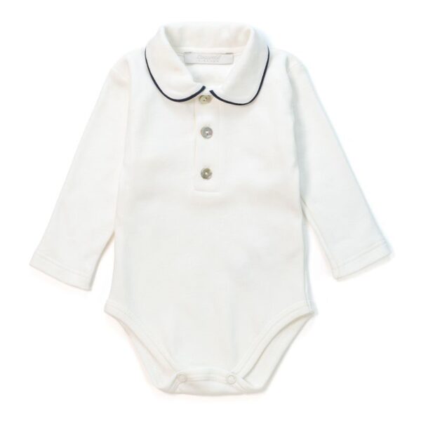 Camicia a body con colletto profilato