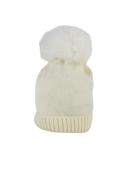 Cappello con pon pon