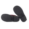 Stivaletto in camoscio con fiocchetto in velluto