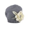 Cappello con fiori e collo