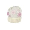 Cappello con fiori ricamati con collo