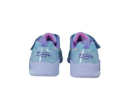 D567D3C9A2ED3888C895CFA65DD96D5A_ Scarpa ginnica con finti lacci e velcro con led