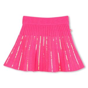 Gonna in maglia con paillettes
