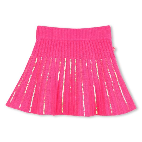 Gonna in maglia con paillettes