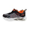 398ABA6367316207C6611347180A4ACA_ Scarpa ginnica con finti lacci e velcro con led