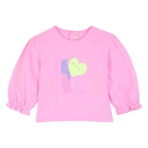 T-shirt manica lunga con stampa love