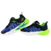 5F237B7351942C6D18F9B1A4A5980D84_ Scarpa ginnica con finti lacci e velcro con led