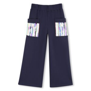 Pantalone con tasche con pailettes