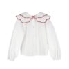 8278DF8583ACCAE51E8F399DB40E5D3A_ Completo camicia con colletto ondulato e gonna in velluto