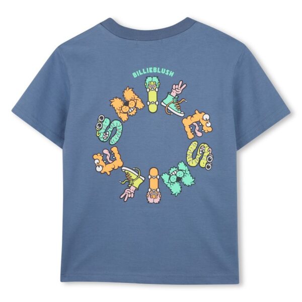 T-shirt mezza manica con stampa sul retro