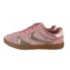Sneaker in velluto con lacci
