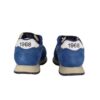 Sneaker bassa in camoscio e tessuto con doppio velcro