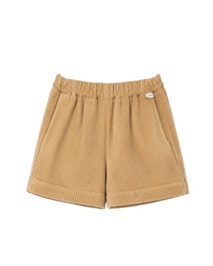 Short in velluto a costine